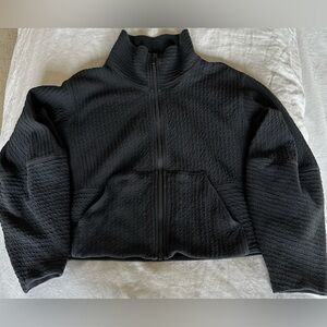 Lululemon Textured Cropped Front Zip Jacket